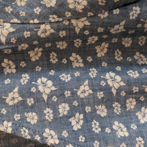 🏷️ NWOT JCrew Mercantile Chambray Wrap Dress Size Small - Picture 4 of 10